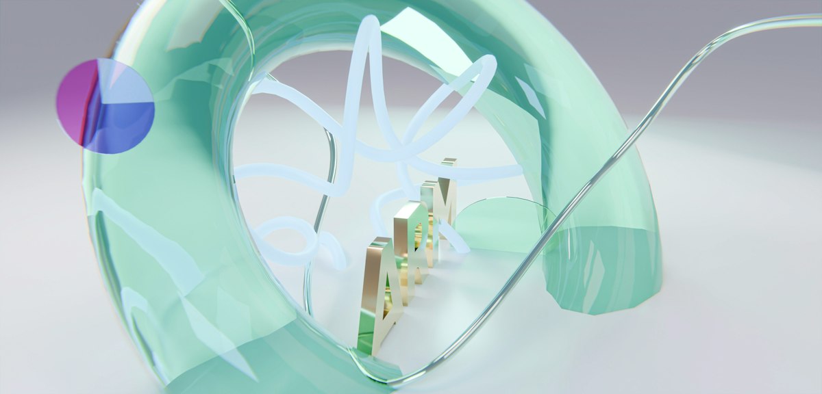 Translucent abstract data visualization with pie chart and bar graph